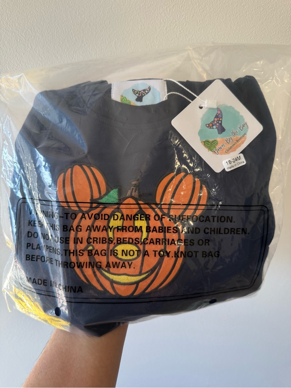 Down By The Bay Disney Smocked Halloween Boy’s Set